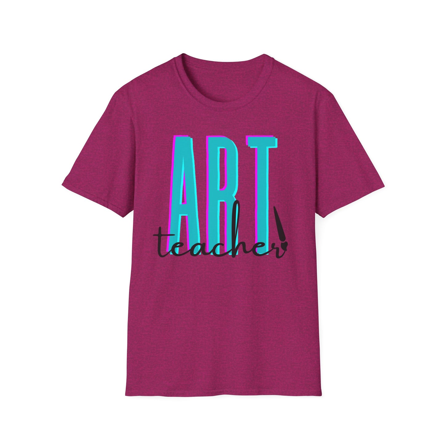 Art Teacher with Paintbrush