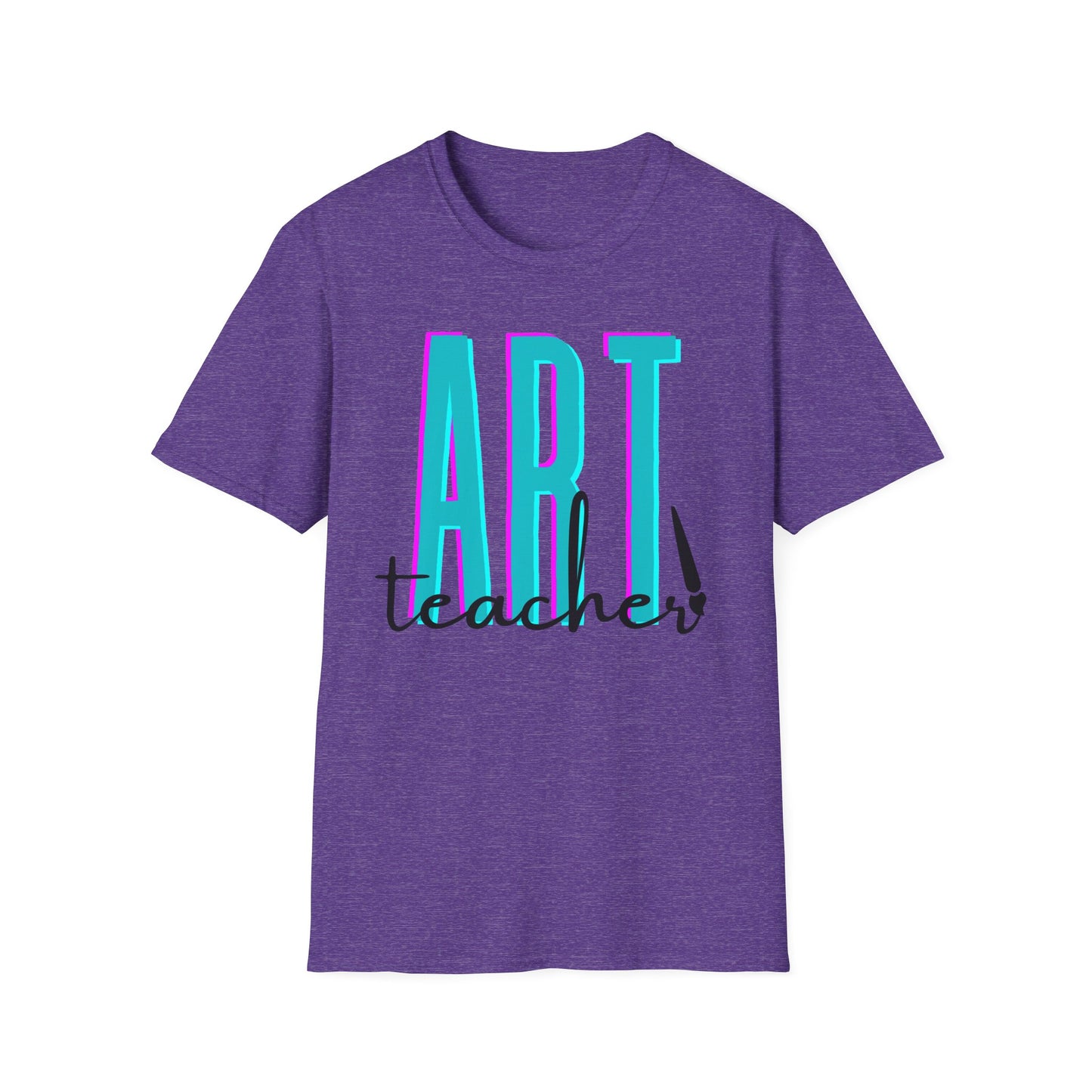 Art Teacher with Paintbrush