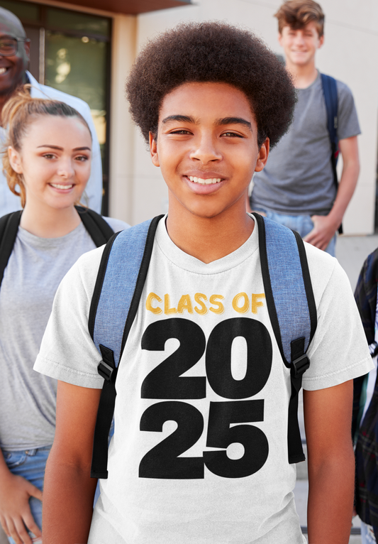 Class of 2025 - Stacked Numbers