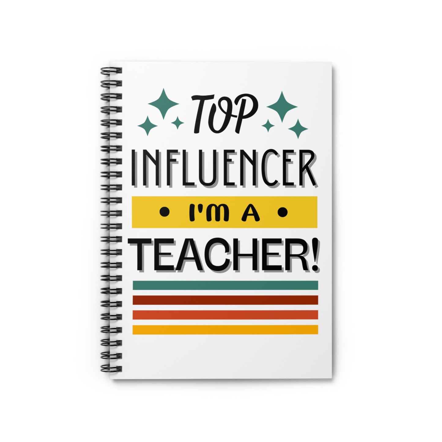Teacher Top Influencer Notebook