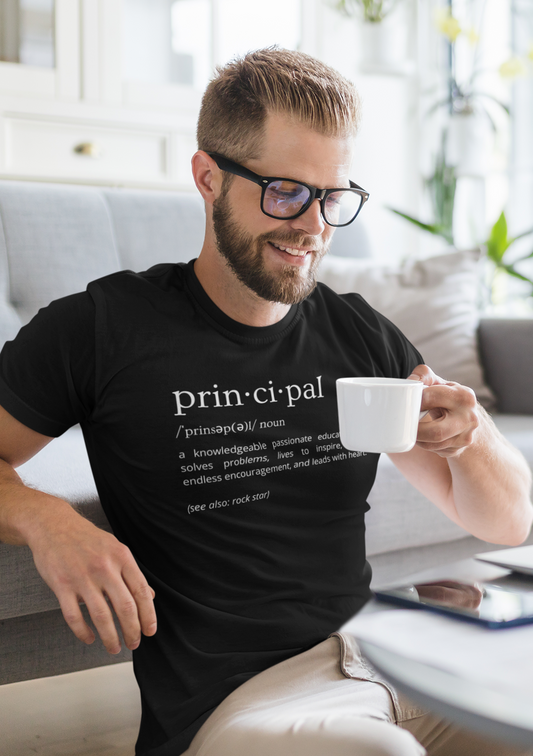 Definition of Principal - White Text