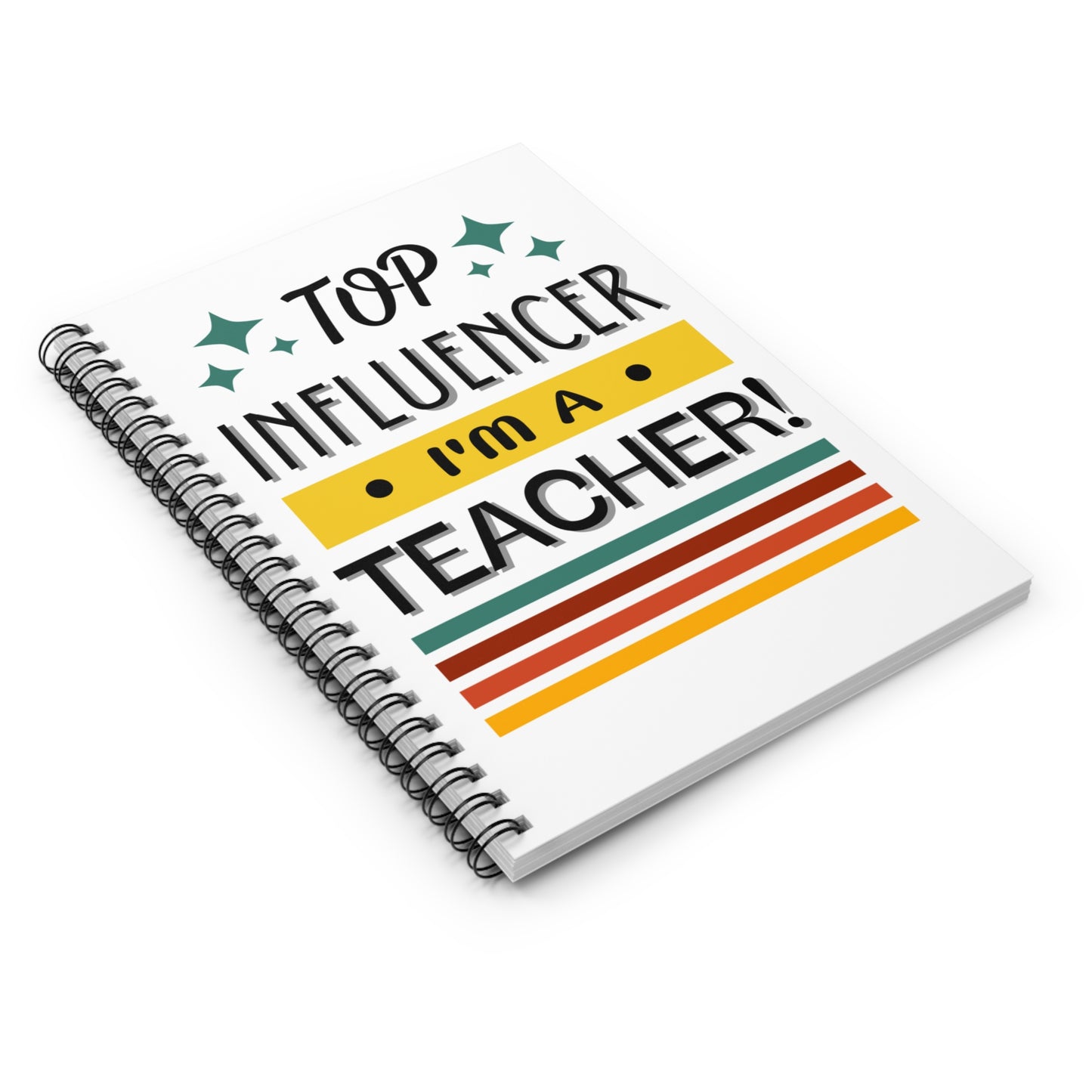 Teacher Top Influencer Notebook