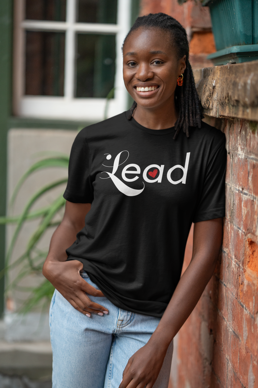 Lead with Heart - White Text